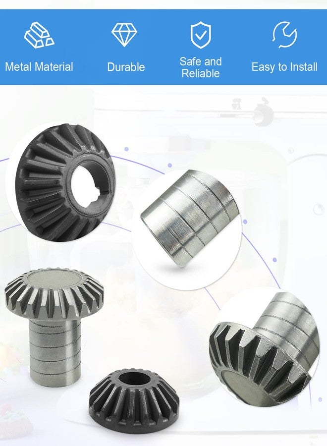 Nahntaipy 9703337 W11192795 Beveled Gears Set Compatible with Whirlpool/KitchenAid Stand Mixer, Replace 9703338, 4161404, 4169868 - Image 4